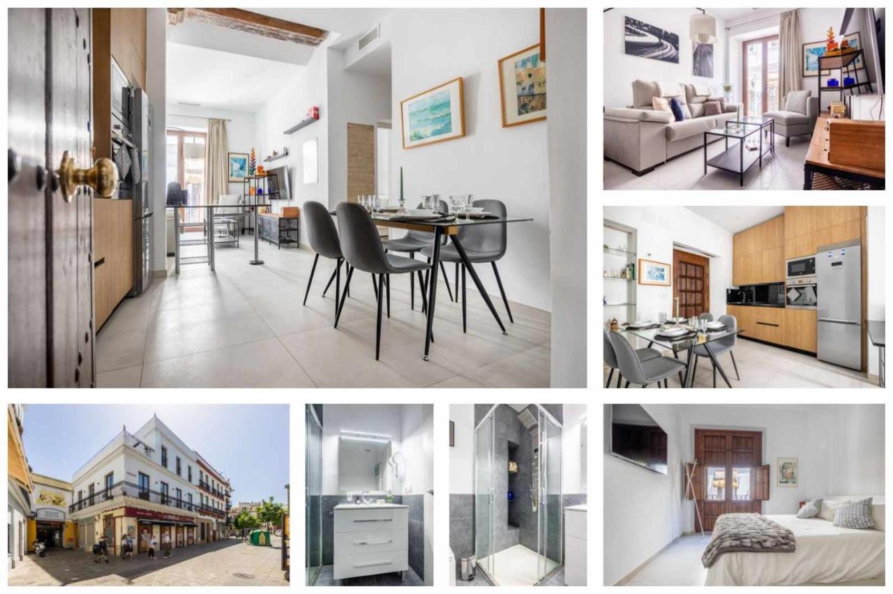 Comfy Away - Apartamento Exclusivo Mercado De Triana Con Balcon Sewilla Zewnętrze zdjęcie