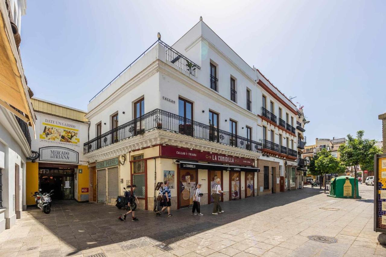 Comfy Away - Apartamento Exclusivo Mercado De Triana Con Balcon Sewilla Zewnętrze zdjęcie