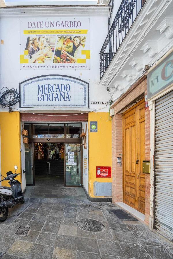 Comfy Away - Apartamento Exclusivo Mercado De Triana Con Balcon Sewilla Zewnętrze zdjęcie