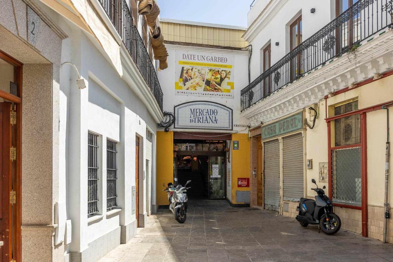 Comfy Away - Apartamento Exclusivo Mercado De Triana Con Balcon Sewilla Zewnętrze zdjęcie